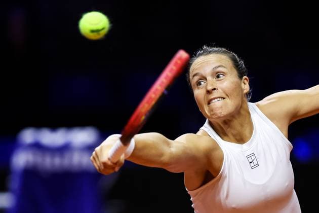 Bilder des Jahres 2025, Sport 04 April Sport Bilder des Tages im Bild Tatjana Maria Tatjana Maria GER vs Ella Seidel GER GER, Porsche Tennis Grand Prix GP Stuttgart 2025, WTA500, 16.04.2025 GER, Porsche Tennis Grand Prix GP Stuttgart 2025, WTA500, 16.04.2025 Stuttgart *** in the picture Tatjana Maria Tatjana Maria GER vs Ella Seidel GER GER, Porsche Tennis Grand Prix GP Stuttgart 2025, WTA500, 16 04 2025 GER, Porsche Tennis Grand Prix GP Stuttgart 2025, WTA500, 16 04 2025 Stuttgart Copyright: xEibner-Pressefoto RogerxBuerkex EP
