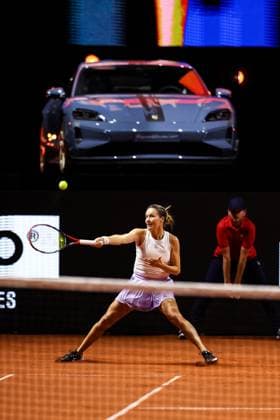 in the picture Tatjana Maria Tatjana Maria GER vs Ella Seidel GER GER, Porsche Tennis Grand Prix GP Stuttgart 2025, WTA500, 16 04 2025 GER, Porsche Tennis Grand Prix GP Stuttgart 2025, WTA500, 16 04 2025 Stuttgart Copyright: xEibner-Pressefoto RogerxBuerkex EP
