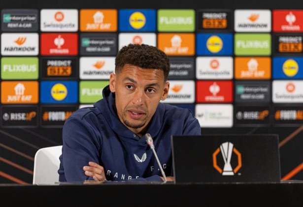 Football, EL, Glasgow Rangers, Press conference