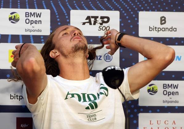 16 04 2025, BMW Open MTTC Iphitos ATP Tour 500, Munich, Tennis, Sport, in the picture Alexander Zverev GER
