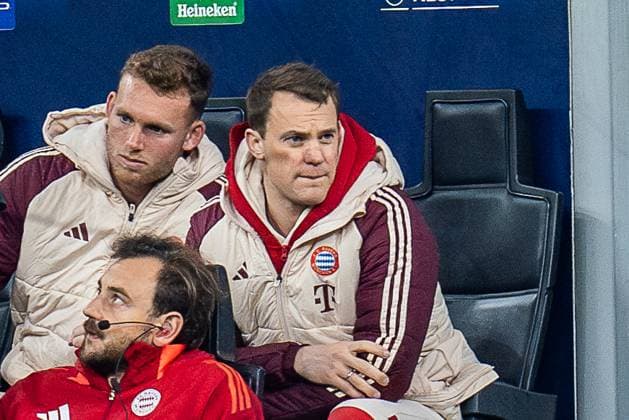 16 04 2025, Inter Milan vs FC Bayern Munich, UEFA Champions League, quarter-final second leg Manuel Neuer FC Bayern Muenchen, 1 sits on the bench Copyright: xBahhoxKarax