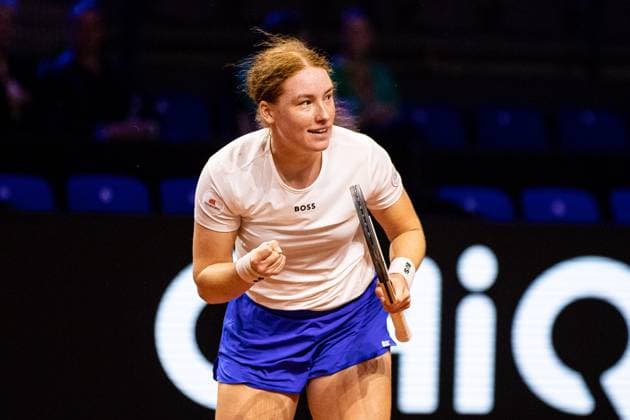 Ella Seidel defeats Tatjana Maria Tatjana Maria GER vs Ella Seidel GER GER, Porsche Tennis Grand Prix GP Stuttgart 2025, WTA500, 16 04 2025 GER, Porsche Tennis Grand Prix GP Stuttgart 2025, WTA500, 16 04 2025 Stuttgart Copyright: xEibner-Pressefoto RogerxBuerkex EP