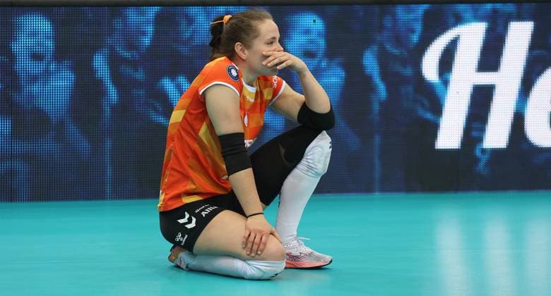 Stuttgart , Volleyball Womens Bundesliga PlayOffs semi-final match 3 , Allianz MTV Stuttgart vs Dresdner SC , Roosa Koskelo Stgt