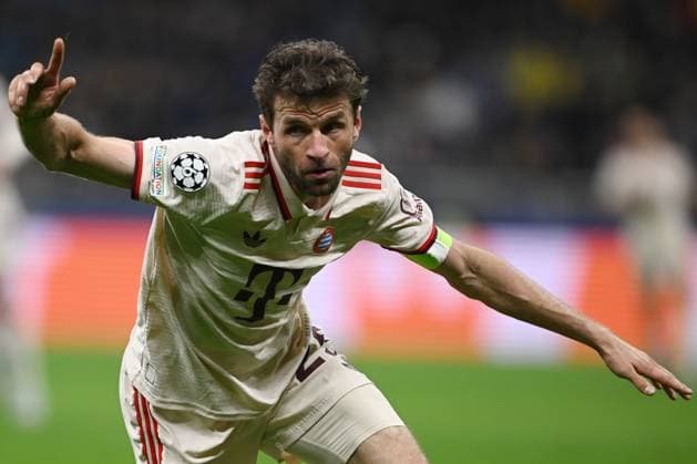 Cm Milano 16 04 2025 - Champions League Inter-Bayern Monaco foto Cristiano Mazzi Image nella foto: Thomas Muller 