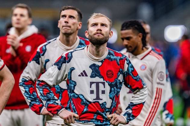 Konrad Laimer FC Bayern Muenchen, 27 dissatisfied annoyed unhappy sad Copyright: xBahhoxKarax