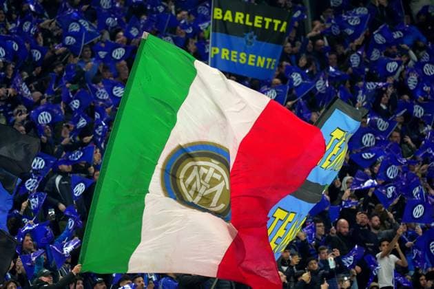 Inter MilanÕs supporters during the Uefa Champions League soccer match between Inter and Bayern Munich at San Siro Stadium in Milan , North Italy - , Wednesday April 16, 2025 . - Soccer  Copyright: xSpada LaPressex