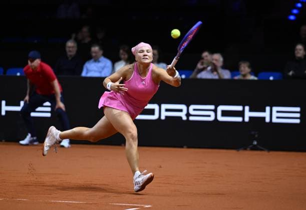 Porsche Tennis Grand Prix 2025 in Stuttgart, 16 04 2025 Diana Shnaider RUS Porsche Tennis Grand Prix 2025