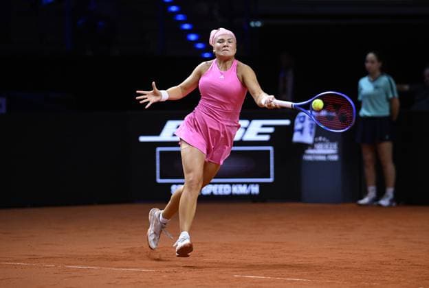 Porsche Tennis Grand Prix 2025 in Stuttgart, 16 04 2025 Diana Shnaider RUS Porsche Tennis Grand Prix 2025