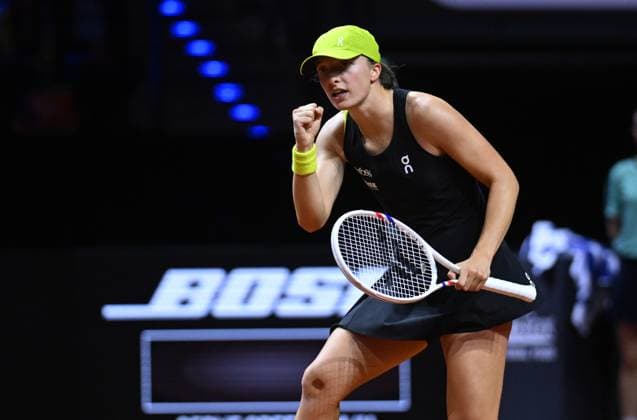 Porsche Tennis Grand Prix 2025 in Stuttgart, 12 04 2025 Iga ÅöwiÄÖtek POL Porsche Tennis Grand Prix 2025