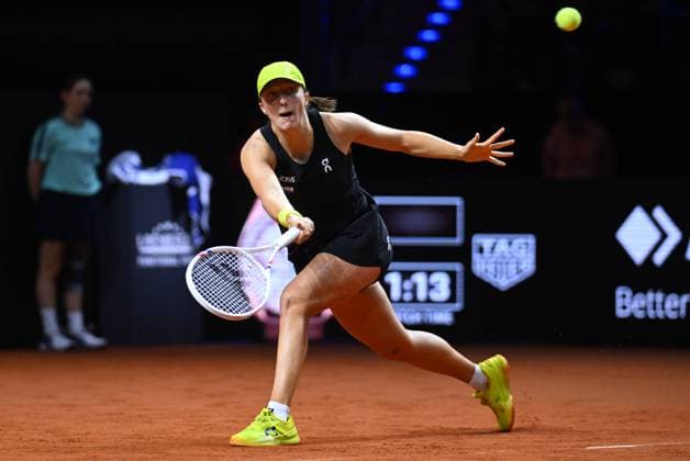 Porsche Tennis Grand Prix 2025 in Stuttgart, 12 04 2025 Iga ÅöwiÄÖtek POL Porsche Tennis Grand Prix 2025