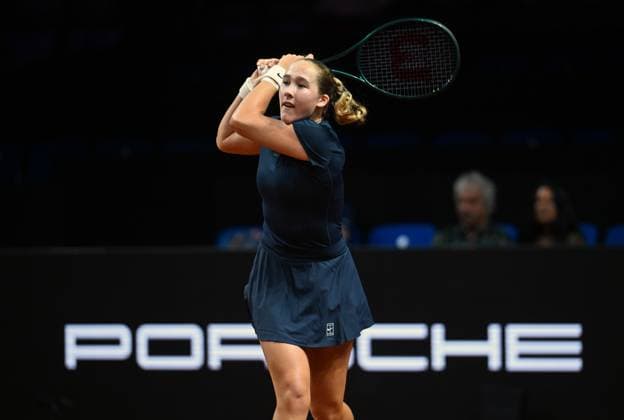 Porsche Tennis Grand Prix 2025 in Stuttgart, 16 04 2025 Mirra Andreeva RUS Porsche Tennis Grand Prix 2025