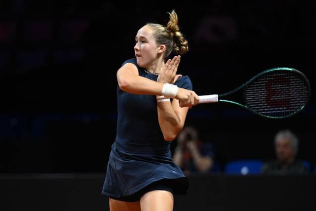 Porsche Tennis Grand Prix 2025 in Stuttgart, 16 04 2025 Mirra Andreeva RUS Porsche Tennis Grand Prix 2025