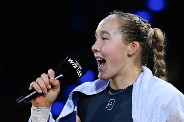 Porsche Tennis Grand Prix 2025 in Stuttgart, 16 04 2025 Mirra Andreeva RUS Porsche Tennis Grand Prix 2025