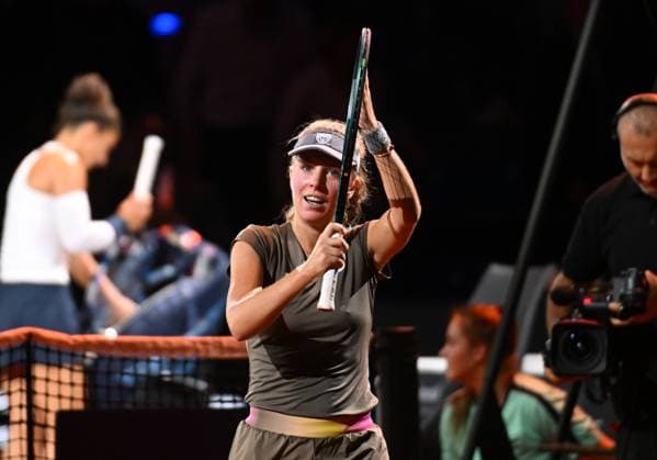 Porsche Tennis Grand Prix 2025 in Stuttgart, 16 04 2025 Magdalena Frech POL Porsche Tennis Grand Prix 2025