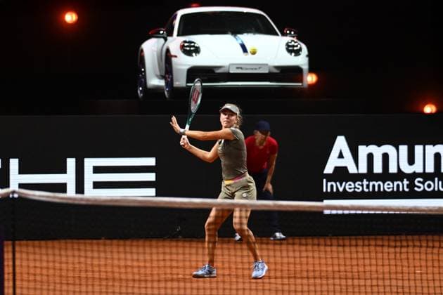 Porsche Tennis Grand Prix 2025 in Stuttgart, 16 04 2025 Magdalena Frech POL Porsche Tennis Grand Prix 2025
