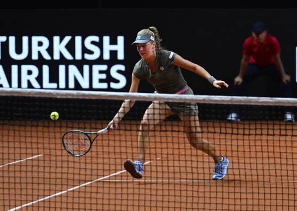 Porsche Tennis Grand Prix 2025 in Stuttgart, 16 04 2025 Magdalena Frech POL Porsche Tennis Grand Prix 2025