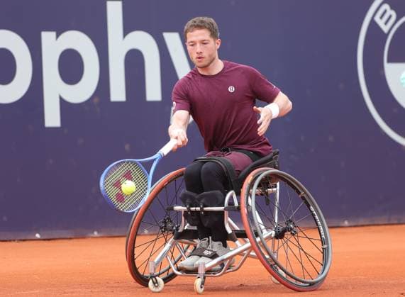 17 04 2025, BMW Open MTTC Iphitos ATP Tour 500, Munich, Tennis, Sport, in the picture Alfie Hewett GBR