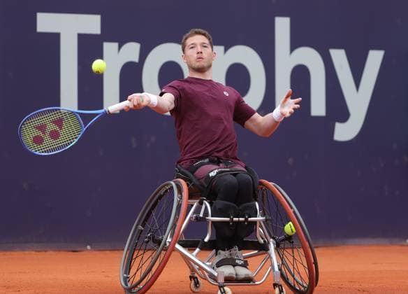 Tennis, ATP tournament in Munich, wheelchair tennis