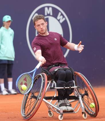 17 04 2025, BMW Open MTTC Iphitos ATP Tour 500, Munich, Tennis, Sport, in the picture Alfie Hewett GBR