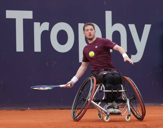 17 04 2025, BMW Open MTTC Iphitos ATP Tour 500, Munich, Tennis, Sport, in the picture Alfie Hewett GBR