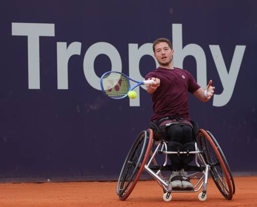 17 04 2025, BMW Open MTTC Iphitos ATP Tour 500, Munich, Tennis, Sport, in the picture Alfie Hewett GBR