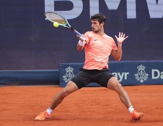 17 04 2025, BMW Open MTTC Iphitos ATP Tour 500, Munich, Tennis, Sport, in the picture Mariano Navone ARG
