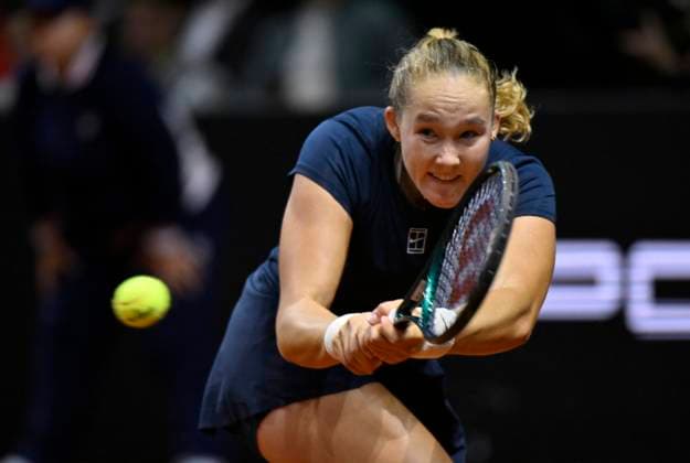 Mirra Andreeva RUS Action Tennis Ladies Porsche Cup Porsche Tennis Grand Prix GP Stuttgart 2025 Porsche Arena 17 04 2024 DFL REGULATIONS PROHIBIT ANY USE OF PHOTOGRAPHS AS IMAGE SEQUENCES AND OR QUASI VIDEO Tennis Ladies Porsche Cup Porsche Tennis Grand Prix GP Stuttgart 2025