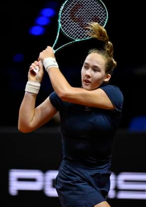 Mirra Andreeva RUS Action Tennis Ladies Porsche Cup Porsche Tennis Grand Prix GP Stuttgart 2025 Porsche Arena 17 04 2024 DFL REGULATIONS PROHIBIT ANY USE OF PHOTOGRAPHS AS IMAGE SEQUENCES AND OR QUASI VIDEO Tennis Ladies Porsche Cup Porsche Tennis Grand Prix GP Stuttgart 2025