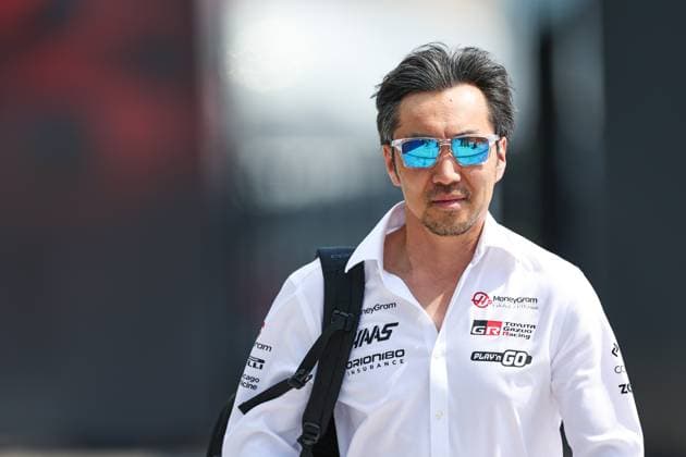 F1 Grand Prix Of Saudi Arabia: Previews Ayao Komatsu of Japan and the MoneyGram Haas F1 Team arrives at the track during previews ahead of the F1 Grand Prix of Saudi Arabia at Jeddah Corniche Circuit in Jeddah, Saudi Arabia, on April 17, 2025. Jeddah Mecca Saudi Arabia  Copyright: xPaddockerx originalFilename:paddocker-f1grandp250417_np4xE.jpg