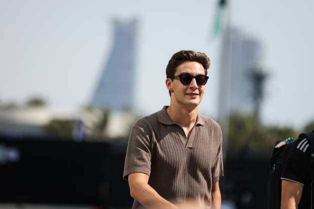 F1 - SAUDI ARABIAN GRAND PRIX 2025 RUSSELL George (gbr), Mercedes AMG F1 Team W16, portrait during the Formula 1 STC Saudi Arabian Grand Prix 2025, 5th round of the 2025 FIA Formula One World Championship, WM, Weltmeisterschaft from April 18 to 20, 2025 on the Jeddah Corniche Circuit, in Jeddah, Saudi Arabia - JeddahSaudi Arabia  Copyright: xANTONINxVINCENTx