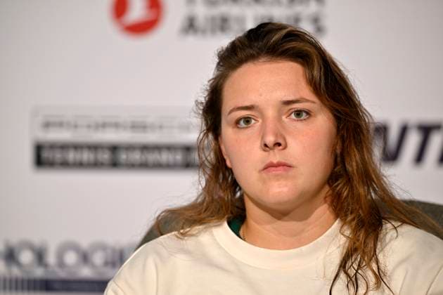 Jule Niemeier GER Portrait in interview Tennis Womens Porsche Cup Porsche Tennis Grand Prix GP Stuttgart 2025 Porsche Arena 17 04 2024 DFL REGULATIONS PROHIBIT ANY USE OF PHOTOGRAPHS AS IMAGE SEQUENCES AND OR QUASI VIDEO Tennis Womens Porsche Cup Porsche Tennis Grand Prix GP Stuttgart 2025
