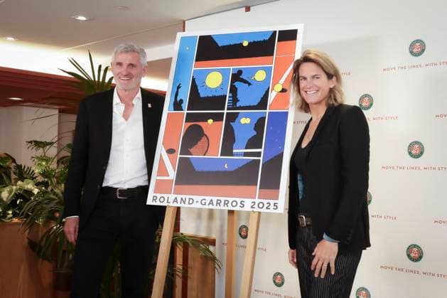 Conférence de presse du tournoi de Roland Garros 2025 Gilles Moretton, Amélie Mauresmo - Conférence de presse Roland Garros 2025 - Paris, France, le 17 avril 2025. Jack Tribeca Bestimage Roland Garros 2025 tournament press conference, PK, Pressekonferenz in Paris, on April 17th, 2025. Paris France  Copyright: xJackxTribecax xBestimagexJackxTribecax xBestimagex
