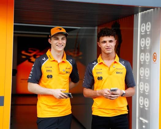 81 Oscar Piastri, McLaren F1 Team 4 Lando Norris, McLaren F1 Team F1 Grand Prix of Saudi Arabia at Jeddah Corniche Circuit Photo by HOCH ZWEI Jeddah Saudi Arabia