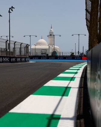 track Circuit F1 Grand Prix of Saudi Arabia at Jeddah Corniche Circuit Photo by HOCH ZWEI Jeddah Saudi Arabia