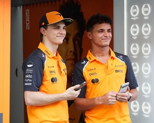 81 Oscar Piastri, McLaren F1 Team 4 Lando Norris, McLaren F1 Team F1 Grand Prix of Saudi Arabia at Jeddah Corniche Circuit Photo by HOCH ZWEI Jeddah Saudi Arabia