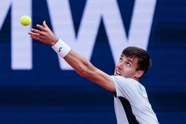 BMW Open Munich ATP 500 17 04 2025 Fabian Marozsan Hungary in match against Ugo Humbert France BMW Open by Bitpanda Munich ATP 500 Day 6, Munich, MTTC Iphitos on 17 04 2025 Copyright: xBEAUTIFULxSPORTS Wunderlx