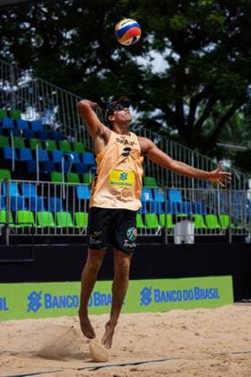 Beach Pro Tour Elite 16 in Brasilia BRASÍLIA, DF - 17.04.2025: BEACH PRO TOUR ELITE 16 IN BRASILIA - Pedro and Renato play against Losiak and during BEACH PRO TOUR - ELITE 16 - BRASILIA held at Sarah Kubitschek City Park in Brasília, DF. (Photo: Wagner Araújo Fotoarena) x2723466x  WagnerxAraújo