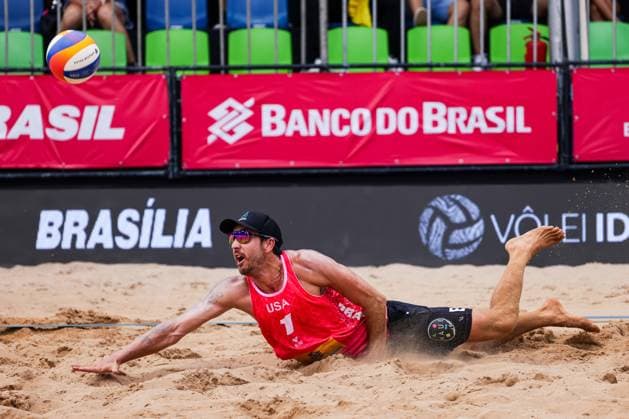 Beach Pro Tour Elite 16 in Brasilia BRASÍLIA, DF - 17.04.2025: BEACH PRO TOUR ELITE 16 IN BRASILIA - Arthur and Adrielson face Evans. and Budinger during the BEACH PRO TOUR - ELITE 16 - BRASILIA held at the Sarah Kubitschek City Park in Brasília, DF. (Photo: Wagner Araújo Fotoarena) x2723473x  WagnerxAraújo