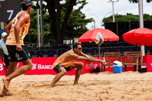 Beach Pro Tour Elite 16 in Brasilia BRASÍLIA, DF - 17.04.2025: BEACH PRO TOUR ELITE 16 IN BRASILIA - Pedro and Renato play against Losiak and during BEACH PRO TOUR - ELITE 16 - BRASILIA held at Sarah Kubitschek City Park in Brasília, DF. (Photo: Wagner Araújo Fotoarena) x2723488x  WagnerxAraújo