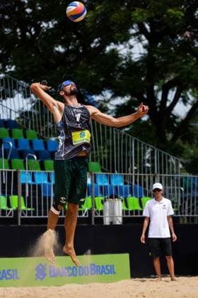 Beach Pro Tour Elite 16 in Brasilia BRASÍLIA, DF - 17.04.2025: BEACH PRO TOUR ELITE 16 IN BRASILIA - Pedro and Renato play against Losiak and during BEACH PRO TOUR - ELITE 16 - BRASILIA held at Sarah Kubitschek City Park in Brasília, DF. (Photo: Wagner Araújo Fotoarena) x2723490x  WagnerxAraújo