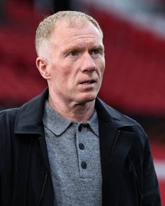 UEFA Europa League Quarter-finals Manchester United, ManU v Lyon Paul Scholes former Manchester United player ahead of the UEFA Europa League Quarter-finals match Manchester United vs Lyon at Old Trafford, Manchester, United Kingdom, 17th April 2025 (Photo by Mark Cosgrove News Images) Manchester Old Trafford Greater Manchester United Kingdom Copyright: xMarkxCosgrove NewsxImagesx