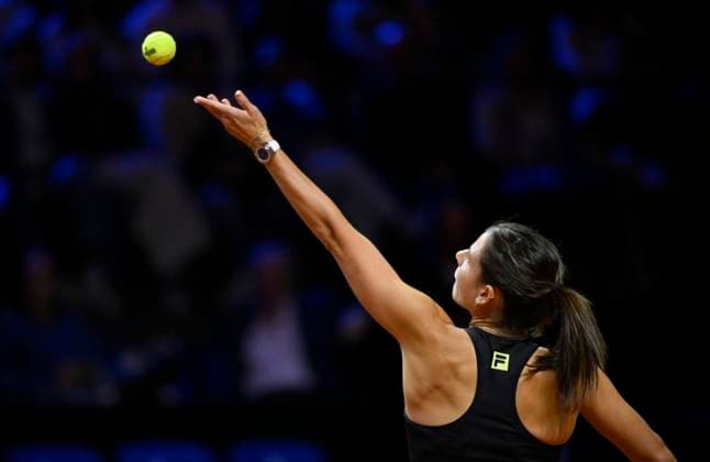 Emmal Navarro USA Action Serve Tennis Womens Porsche Cup Porsche Tennis Grand Prix GP Stuttgart 2025 Porsche Arena 17 04 2024 DFL REGULATIONS PROHIBIT ANY USE OF PHOTOGRAPHS AS IMAGE SEQUENCES AND OR QUASI VIDEO Tennis Womens Porsche Cup Porsche Tennis Grand Prix GP Stuttgart 2025