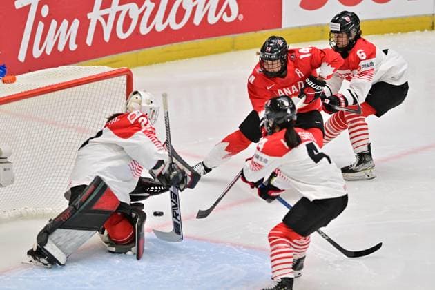 Ice Hockey, Women, World Championship, Canada - Japan