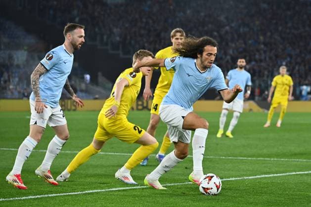Matteo Guendouzi of S.S. Lazio is in action during the UEFA Champions League 2024 25 Quarter Final Second Leg match between FC Internazionale Milano and FC Bayern Munchen at San Siro Stadium on April 16, 2025 in Milan, Italy  Copyright: xDomenicoxCippitelli IPAxSportx xipa-agency.netx xx IPA_56606811 IPA_Agency_IPA56606811