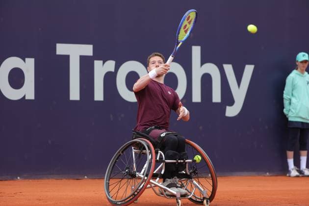 17 04 2025, BMW Open MTTC Iphitos ATP Tour 500, Munich, Tennis, Sport, in the picture Alfie Hewett GBR