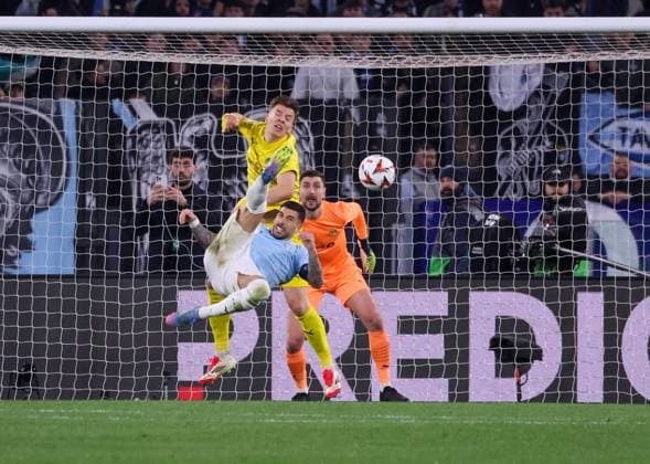 UEFA Europa League Football Match - 2024 25 Lazio vs Bodo Glimt 17 04 2025 Rome, Stadio Olimpico, football match valid for UEFA Europa League 2024 24 between SS Lazio vs SSC vs FC Bodo Glimt In photo: Taty Castellanos of SS Lazio ROMA Stadium Olimpic Lazio ITALY Copyright: xFABIOxSASSO FPAxFabioxSasso FPAx Lazio Bodo Glimt2025_04_17Fabio Sasso0495