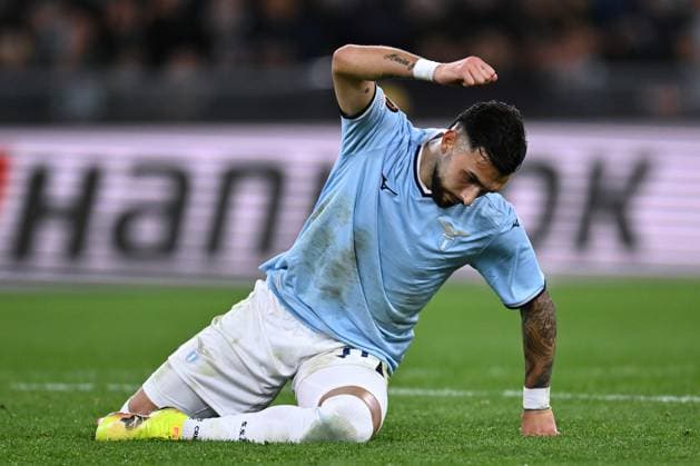 Dc Roma 17 04 2025 - Europa League Lazio-FK Bodo Glimt foto Domenico Cippitelli Image nella foto: Valentin Castellanos 