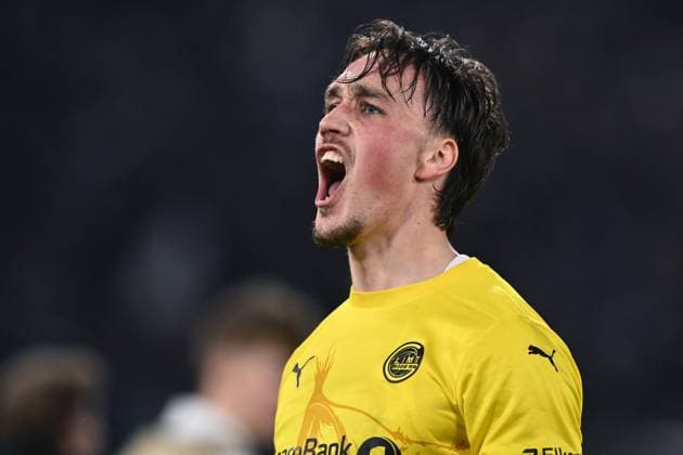 As Roma 17 04 2025 - Europa League Lazio-FK Bodo Glimt foto Antonello Sammarco Image nella foto: esultanza gol Andreas Helmersen 