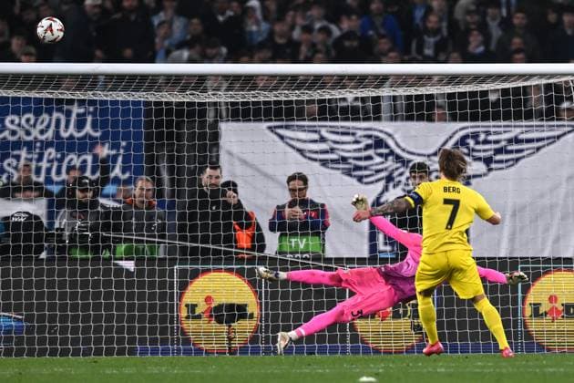 As Roma 17 04 2025 - Europa League Lazio-FK Bodo Glimt foto Antonello Sammarco Image nella foto: Patrick Berg rigore sbagliato 