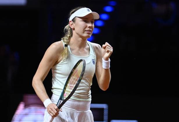 Porsche Tennis Grand Prix 2025 in Stuttgart, 17 04 2025 Ekaterina Alexandrova RUS Porsche Tennis Grand Prix 2025